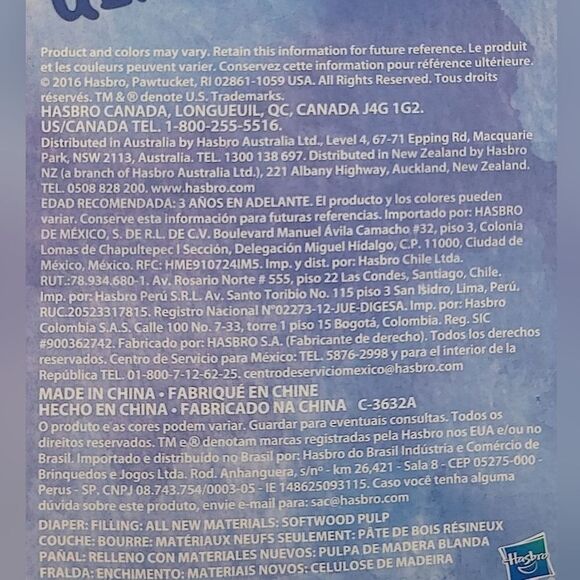 Hasbro Baby Alive 6 Diapers Ages 3+ - Picture 5 of 5